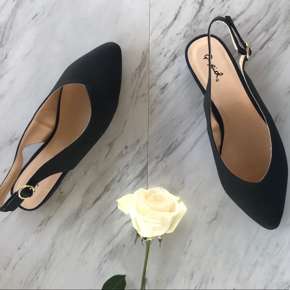 🆕Black Slingback Ballerina Flats - Picture 5 of 6